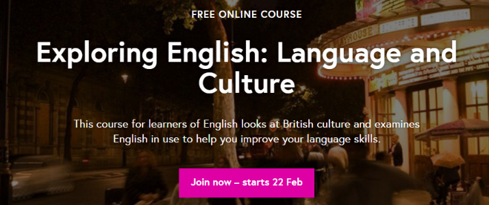 Бесплатный онлайн-курс «Exploring English: Language and Culture»