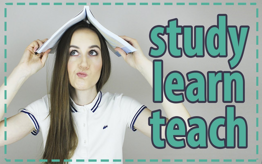 Яка різниця у вживанні teach, learn, study