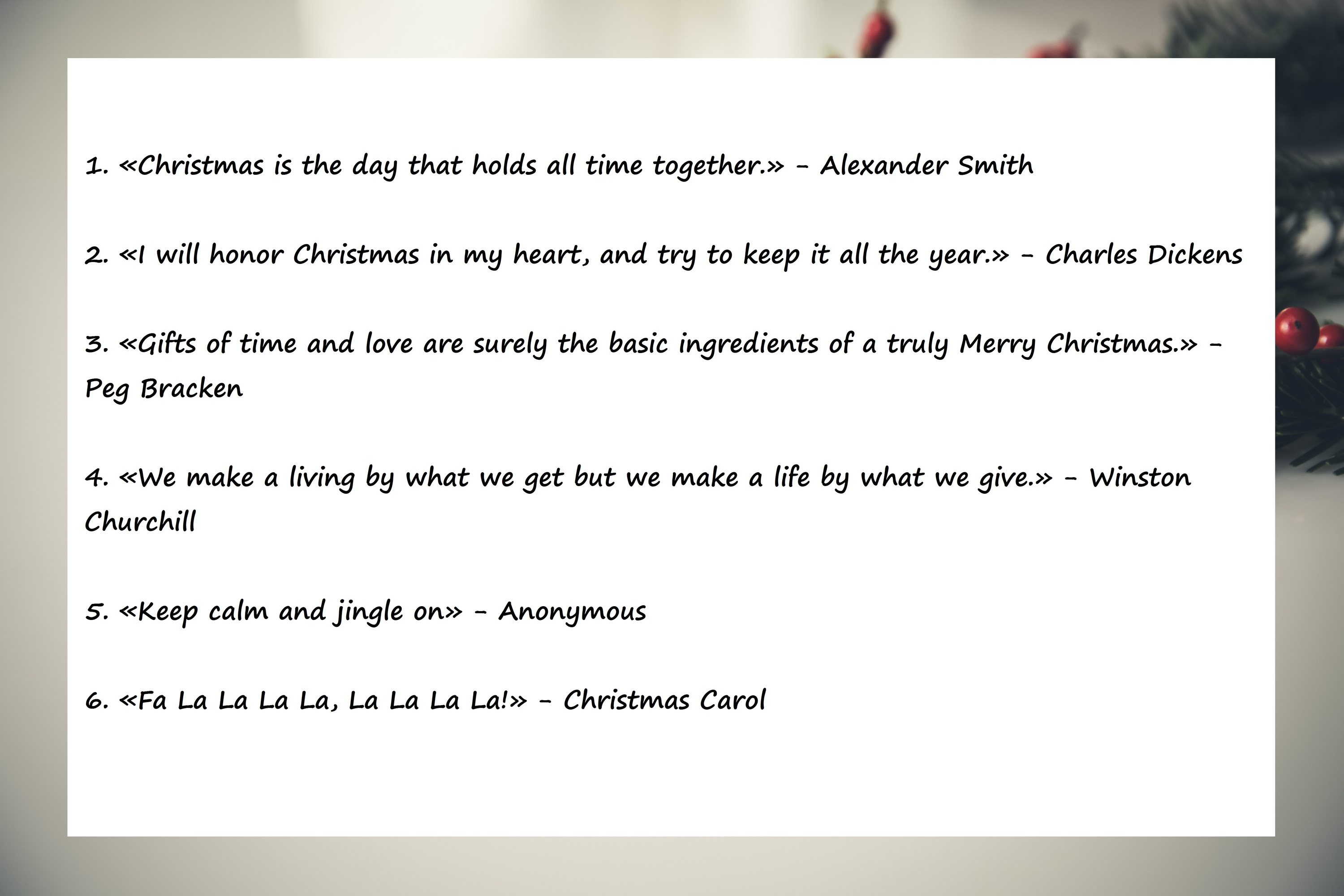 Рождественские цитаты на английском Цитаты про Рождество на английском языке